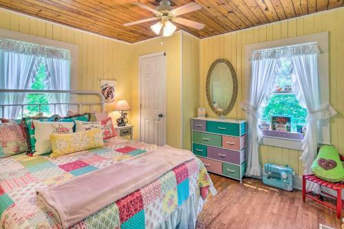 Lake Lure Cottage With Entertainment Backyard!