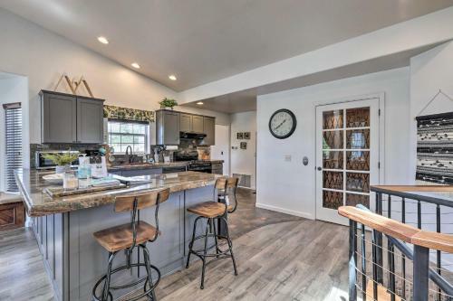 Modern Flagstaff Home Deck, Patio And Fire Pit