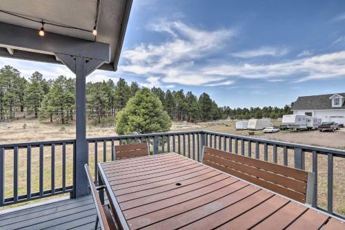 Modern Flagstaff Home Deck, Patio And Fire Pit