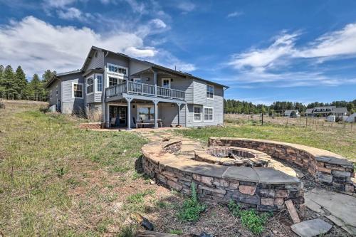 Modern Flagstaff Home Deck, Patio And Fire Pit