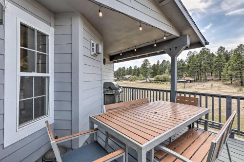 Modern Flagstaff Home Deck, Patio And Fire Pit