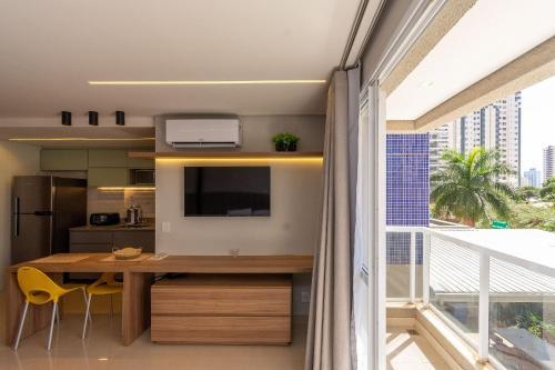 Apartamento Flat Acolhedor No Edif�cio The Expression - Setor Bueno - Th103