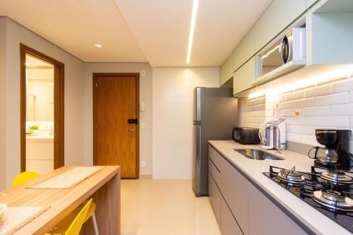 Apartamento Flat Acolhedor No Edif�cio The Expression - Setor Bueno - Th103