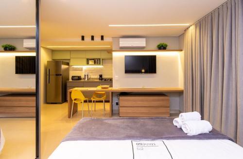 Apartamento Flat Acolhedor No Edif�cio The Expression - Setor Bueno - Th103