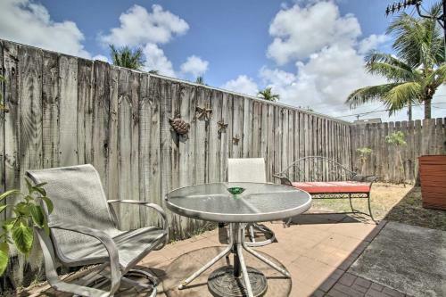 Apartamento Tropical Apt With Patio, Mins To The Beaches!
