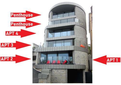 4 The View Apartments Ilfracombe - Seafront, Parking, Lift, Ev