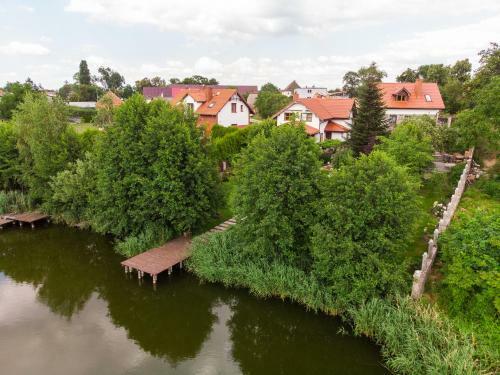 Villa Dom Nad Jeziorem Z Prywatnym Pomostem