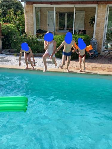 Villa de Vacances Avec Piscine Chauff�e Proche D Anduze