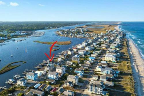 Heron Sound -rooftoppool 2 Slipboat Dock Snd Side