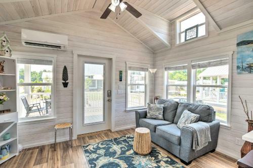 Modern Flat Rock Tiny House With Community Pool
