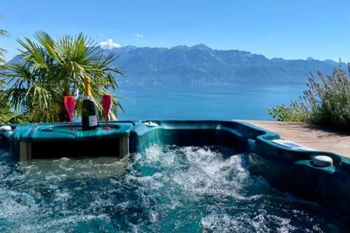 Magnifique Villa Avec Jacuzzi Et Vue Sur Lac