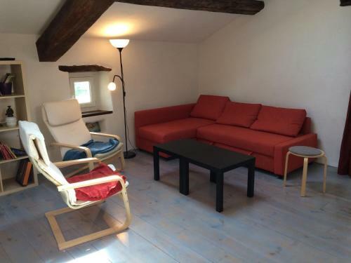 Le G�te Bleu de La Ferme Accroch� � La Colline