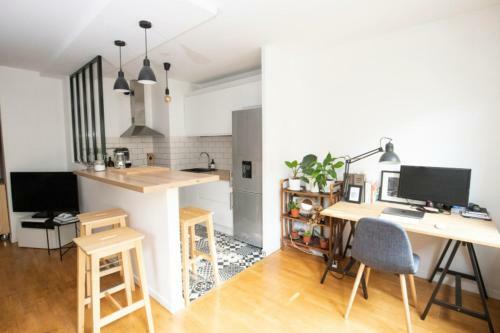 Apartamento Bright And Cosy 68 M In Saint-ouen!