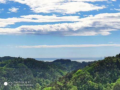 Antica Casa In Collina Con Vasta Terrazza E Panorama Sul Mare