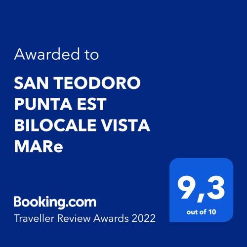 Apartamento San Teodoro Punta Est Bilocale Vista Mare