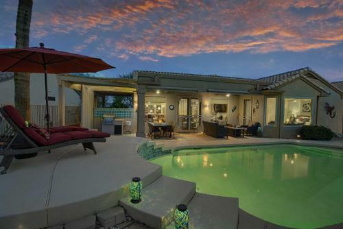 Phoenix Area Home Pool And Spa, On Golf Course