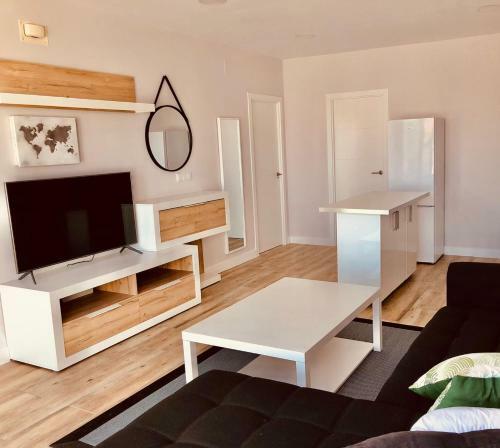 Apartamento Con Terraza, Barbacoa Y Vistas Al Mar