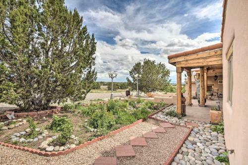 Ornate Santa Fe Adobe Home With Gazebo And Patio!
