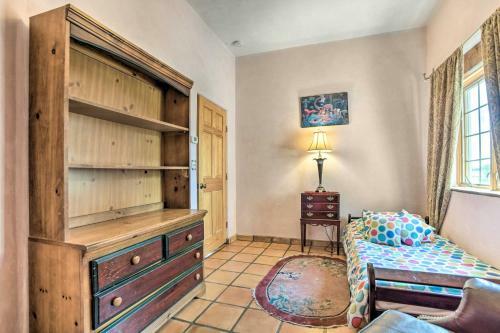 Ornate Santa Fe Adobe Home With Gazebo And Patio!