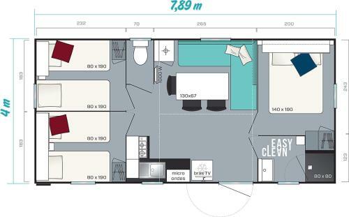 Mobile Home 6 Pers - 45min Paris - Rer C - Clim Tv - Fil�na