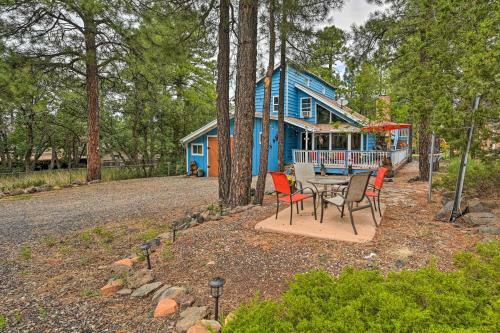 Colorful Munds Park Cabin With Deck And Fireplace