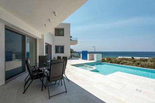 Luxury Villa Oxygen In Sfinari With Sunset Views