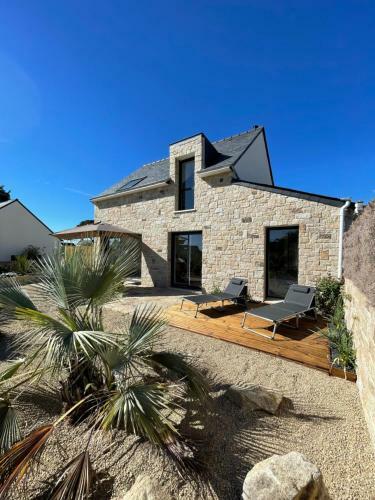Maison Neuve Dans Un Village Typique De Bord De Mer