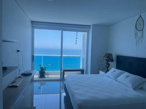 Apartamento Frente Al Mar Cerca A Santa Marta