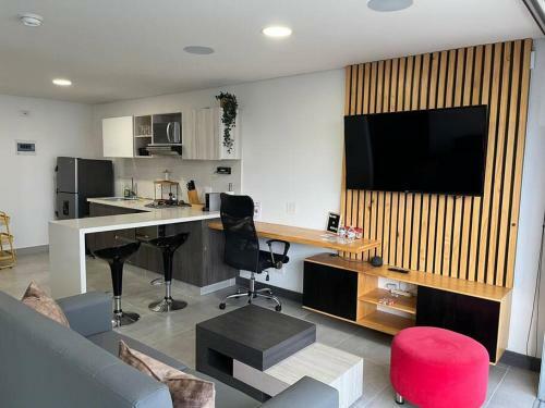 Apartamento Stunning Loft Ciudad Del Rio Poblado-pool-gym-view
