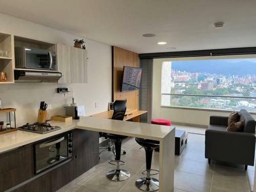 Apartamento Stunning Loft Ciudad Del Rio Poblado-pool-gym-view