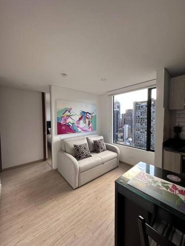 Apartamento Moderno En El Centro Con Vista A La Ciudad