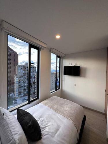 Apartamento Moderno En El Centro Con Vista A La Ciudad