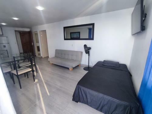 Apartamento Con Balc�n Y Vista Al Mar