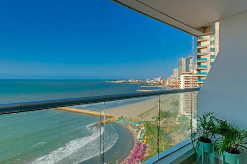 Moderno Apartamento En Frente de La Playa.