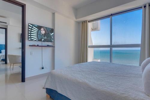 Moderno Apartamento En Frente de La Playa.
