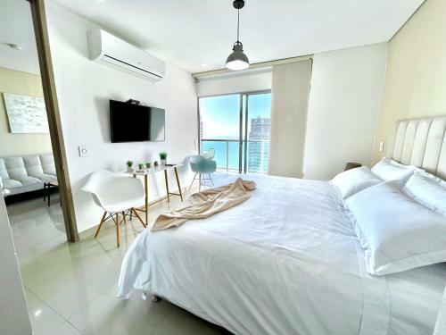 Apartamento 33rd Floor-sea View-balcony-pool-ac-water Heater