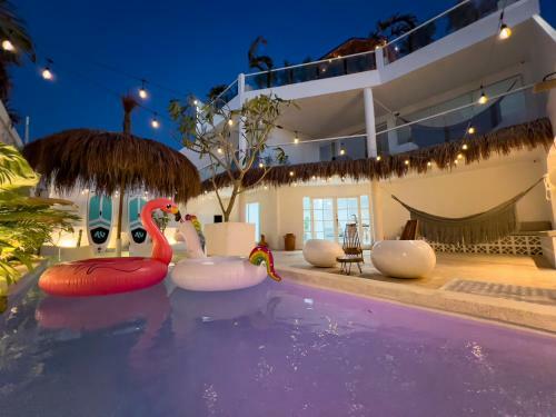 Villa Hermosa Casa de Playa Con Piscina, Jacuzzi Y Rooftop