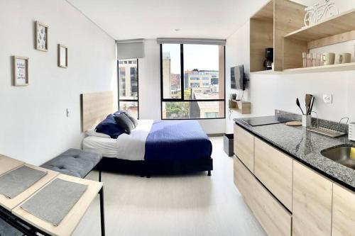 Apartamento Acogedor Loft En Chapinero Alto