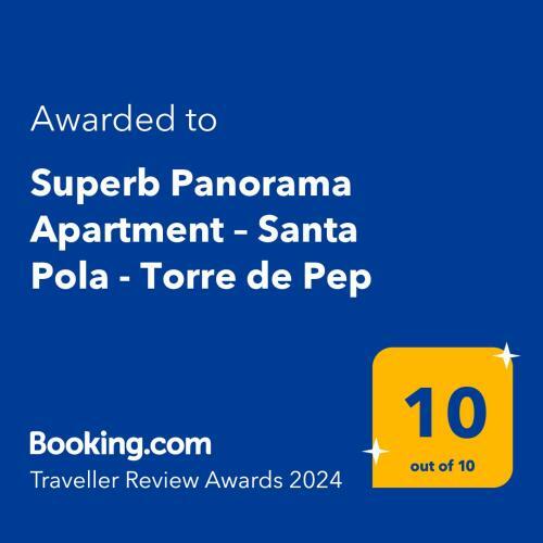Superb Panorama Apartment ? Santa Pola - Torre de Pep