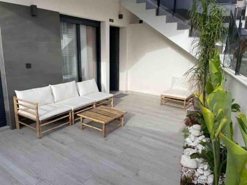 Apartamento Beach Bungalow With Swiming Pool And Long Terrace
