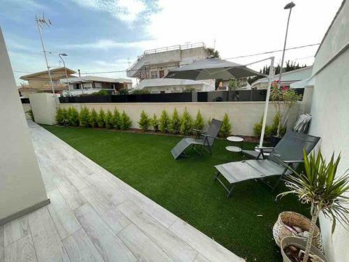 Apartamento Beach Bungalow With Swiming Pool And Long Terrace