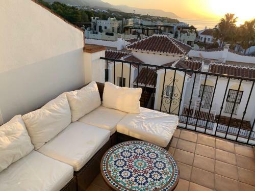 Apartamento Playa Burriana, Tv� Terasser, Havsutsikt, Pool