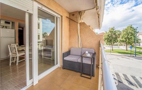 Beautiful Apartment In Miramar With 1 Bedrooms