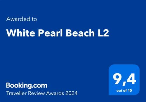 Apartamento White Pearl Beach L2