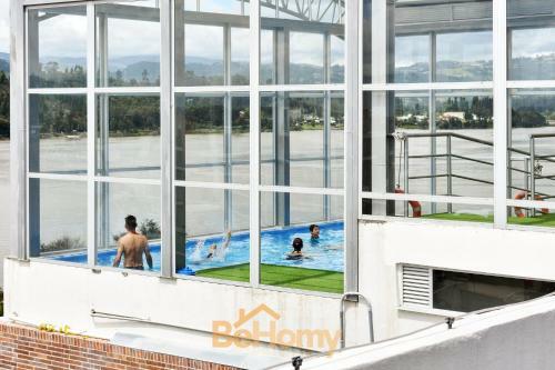 Moderno Apartaestudio Con Vista Y Piscina