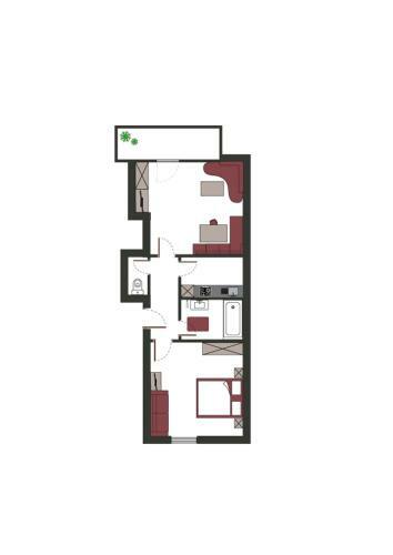 Apartamento Sportpension Rubin