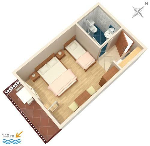 Hostal Studio Brela 2752d