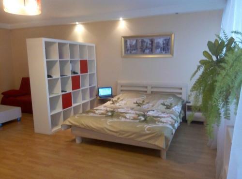 Apartment Red And White