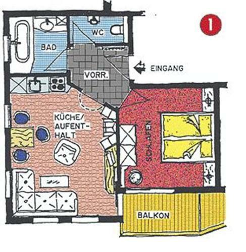 Apartamento Appartement L�rchenhof