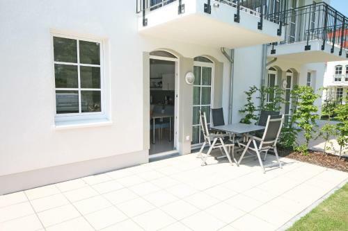 Apartamento Haus Meeresblick - Ferienwohnung D�nenblick Mit Terrasse